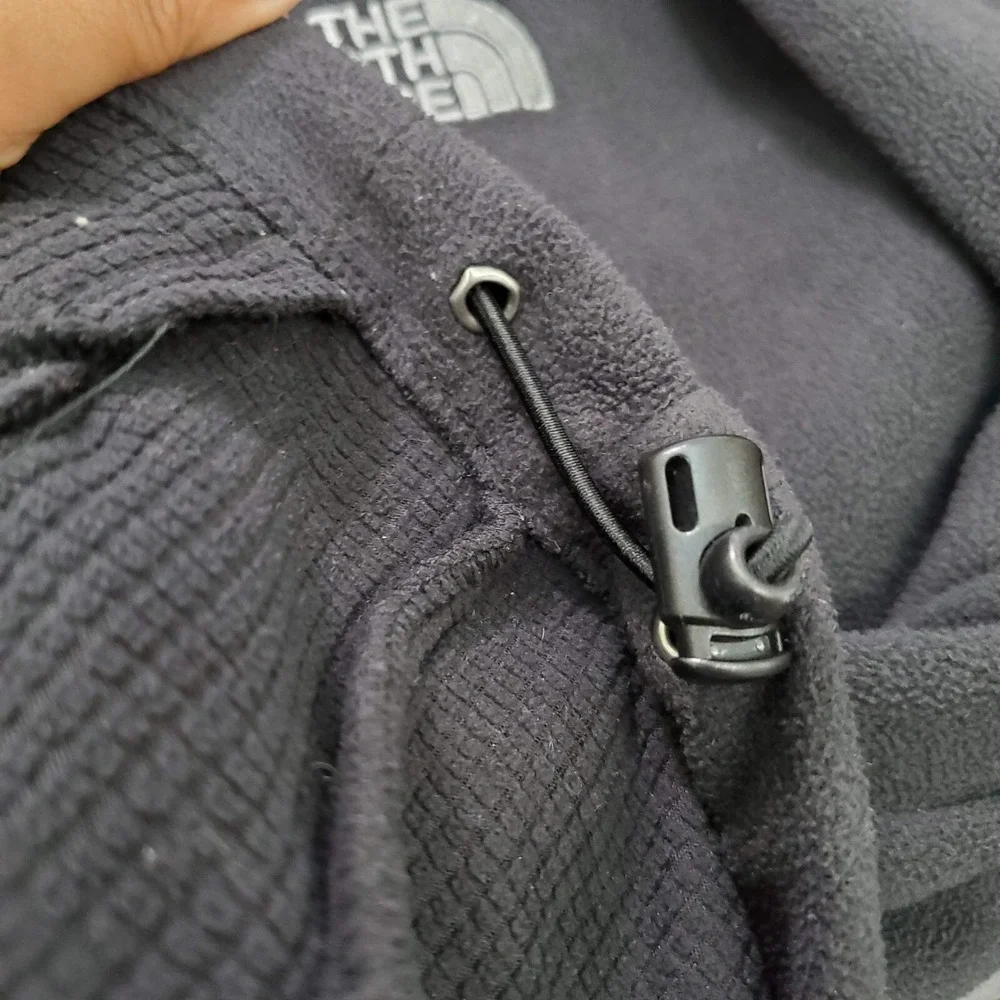 The North Face Men Jacket Medium Black Canyonlands Softshell Logo Full Zip READ